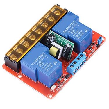 Imagem de Módulo de Interruptor de Gatilho de Alto-baixo Nível 2 Canais 100% Novo Interruptor de relé AC100V-250V Com Grande Capacidade de Carga
