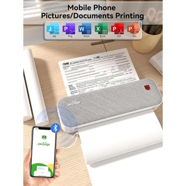 Imagem de PeriPage-Mini impressora fotográfica térmica portátil  A40  Bluetooth  impressora móvel  máquina