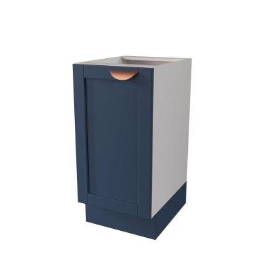 Imagem de Balcão 1 Porta 40cm Sem Tampo Arizona CabeCasa MadeiraMadeira Branco/Azul