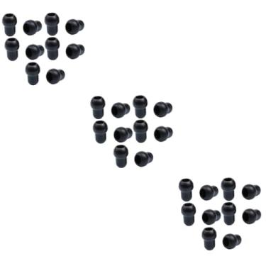 Imagem de HEMOTON 30 Peças kit de peças de reposição para estetoscópio pontas auriculares de substituição do estetoscópio preto tampões de ouvido de silicone fones de ouvido universal