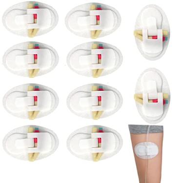 Imagem de Dispositivo de estabilização de cateter, bolsa de perna urinária, suporte de perna para pernas, dispositivo de fixação de gancho e laço de cateter, mangas de cateter, suporte de bolsa de perna de