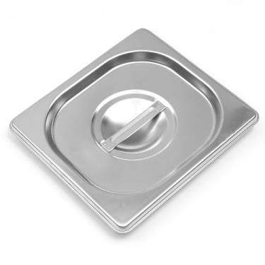 Imagem de Tampa Cuba Gastronômica Gn 1/6 Aço Inox Rechaud Buffet Profissional