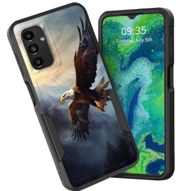 Imagem de CICPLKSE Capa protetora para Galaxy A15 5G, camada dupla, híbrida, à prova de choque, rígida, de policarbonato macio, TPU (poliuretano termoplástico), capa protetora para Samsung Galaxy A15 5G 6,5