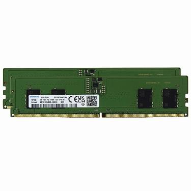 Imagem de Sam Original 16GB (2x8GB) DDR5 4800MHz PC5-38400 UDIMM Unbuffered Non-ECC 1Rx16 CL40 1.1v Memória RAM Desktop PC Módulo de Computador Upgrade RAM M323R1GB4BB0-CQK Adamanta