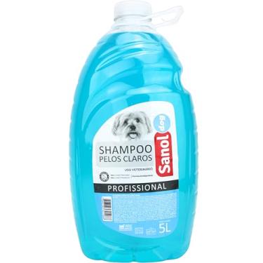 Imagem de Sanol Dog Shampoo De Pêlos Para Cães E Gatos Pêlos Claros 5 Litros Transparente