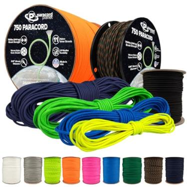 Imagem de Paracord Planet 750 Paracord – Cabo de nylon multiuso tipo IV com núcleo interno de 11 fios – azul elétrico, 3 m
