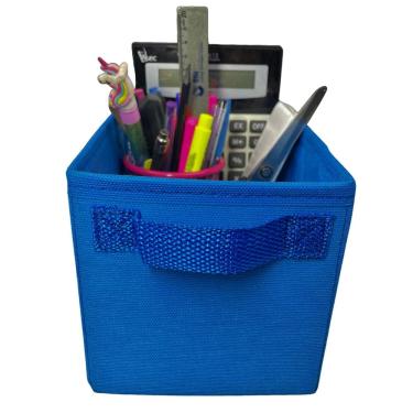 Imagem de Caixa Organizadora Colorida Multiuso Armário Closet Escritório