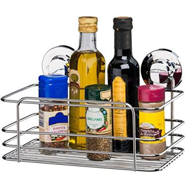 Imagem de Cesto multiuso c/ventosas cromado - Praticità - Future