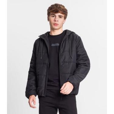 Imagem de Jaqueta Puffer Juvenil Menino Minty Preto