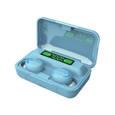 Imagem de Fones de ouvido Bateria Display Fone de ouvido BT Fones de ouvido 5.0 Fone de ouvido sem fio Fone de ouvido esportivo com caixa de carga