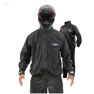 Imagem de Conjunto capa de chuva delta nylon masculino motocilista, P
