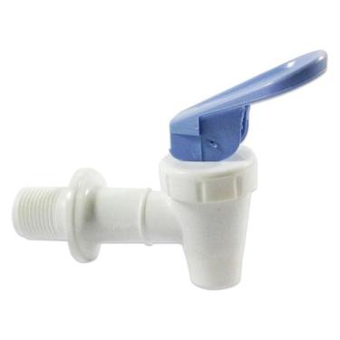 Imagem de Torneira Para Purificador E Bebedouro Branca E Azul IBBL