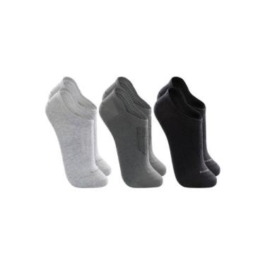 Imagem de Kit 3 Pares de Meias Esportiva Invisível Lupo 3270-089 - Genérico, Cin