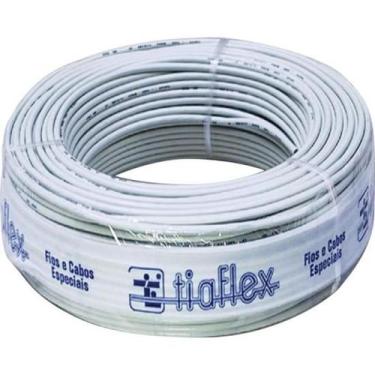Imagem de Fio Manga 4 X 26 AWG sem Blindagem Bege Tiaflex - RL / 100