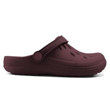 Imagem de Babuche Feminina Boa Onda Easy Super Leve Vazada 2402-110, Açaí, 36