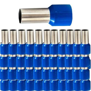 Imagem de Kit 100 terminal tubolar 2,5mm ilhos - SIBRATEC