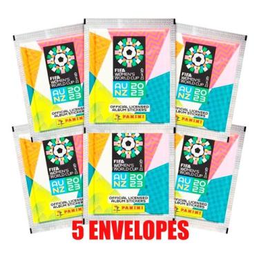 Imagem de Kit 25 Figurinhas Copa Do Mundo Feminina 2023 Em 5 Envelopes - Panini