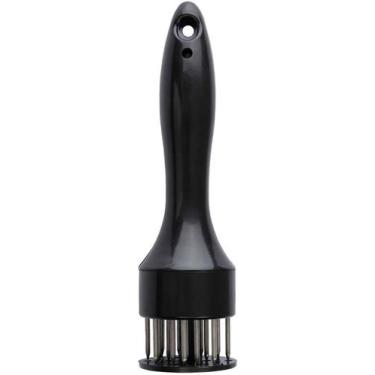 Imagem de Amaciador de Carnes Batedor Manual em Aço Inox com Furador - Top Cheff