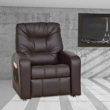 Imagem de Poltrona Reclínavel Azera MX 7 Corano Marrom F 289 - Matrix - LM DECOR