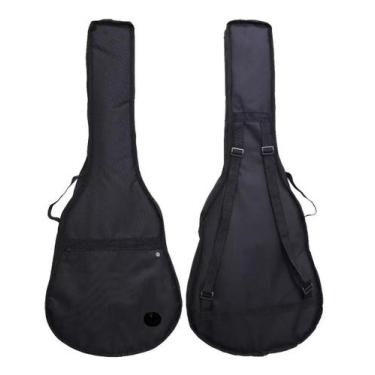 Imagem de Capa Violão/ Viola Luxo Nylon 600 Preta - JPG