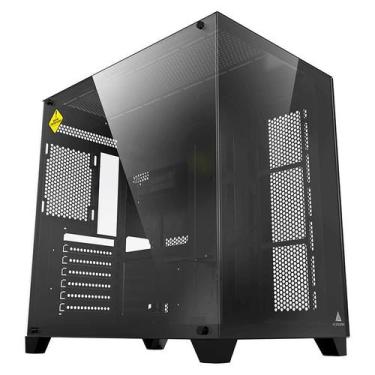 Imagem de Gabinete Gamer Acegeek Mercury R425, Mid-Tower, Lateral de Vidro, Pret