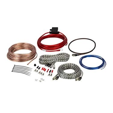 Imagem de Scosche Instalar Centric ICAK104 True 10 Gauge Hybrid OFC Kit de fiação amplificador/subwoofer de alta corrente | Kit completo de instalação de amplificador de carro 4-CH Cabos de áudio de par