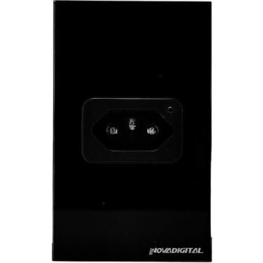 Imagem de Tomada Inteligente WIFI de Embutir Preto Novadigital T20A - T20A / T20
