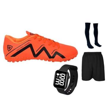 Imagem de Chuteira Society Control Speed Adulto Juvenil Sosaite Gramado Sintétic