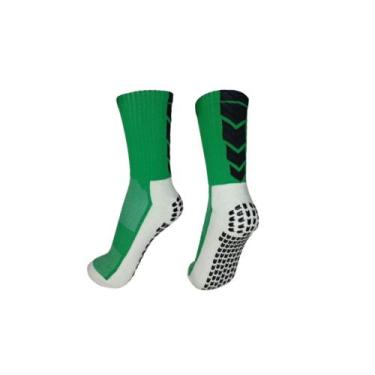 Imagem de Meia Antiderrapante Futsocks Esportiva Academia Treino Futebol Adulto 