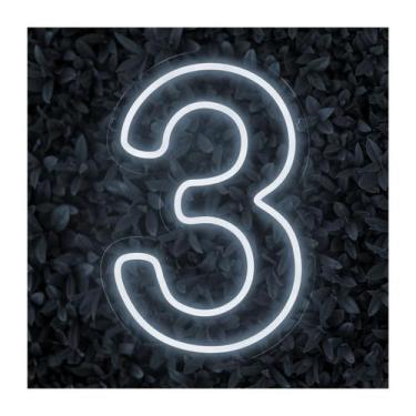 Imagem de Luminoso Numero Neon Led 50 Cm Festa De 0 A 9 - Art Studio Design, 3, 