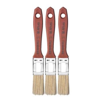 Imagem de Pincel Para Pintura Parede 3/4 Verniz E Stain Atlas- 3 Un