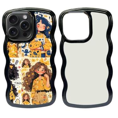 Imagem de JUSTRY 5 peças de capa de telefone em branco por sublimação capa de telefone impressa em branco compatível com iPhone 15 Pro, 6,1 polegadas, capa protetora de borracha personalizada para prensa