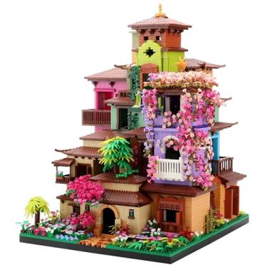 Imagem de wriyvngs 7080PCS Architecture Cherry Blossom Villa Tree House Micro Mini Bricks Building Blocks Set, Ideas Creative Collectible Models Presents for Adults