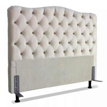Imagem de Cabeceira Cama De Casal Box Estofada 1,4 M Realeza - Mance Decor, Cori