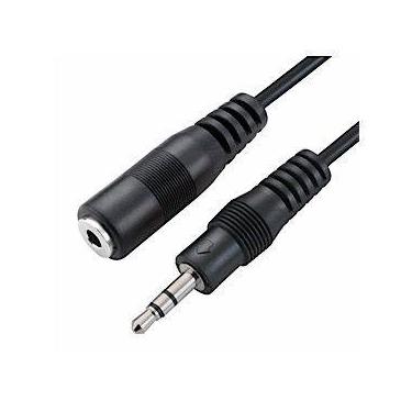Imagem de Cabo Extensor Extensão Fone Áudio P2 Macho X Fêmea 3 metros - Aoweixun