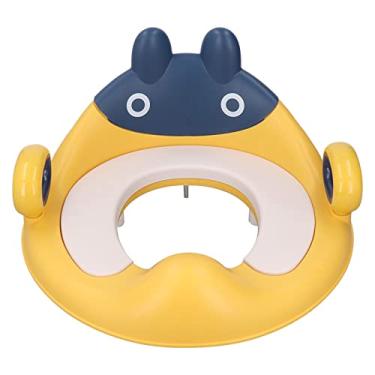 Imagem de Assento Sanitário para Treinamento de Penico para bebê, Leve e Confortável, Evita Deslizamento, Assento de Treinamento para Penico, Encosto Alto Com Alça para Menina, para Casa