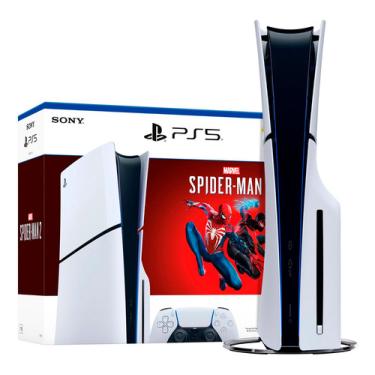 Imagem de Sony Playstation 5 Slim 1tb Con Spider Man 2 Midia Digital Americano PlayStation 5