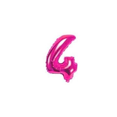 Imagem de Balão Metalizado Número Pink de 40cm (16 Polegadadas) - Pink - Plena M