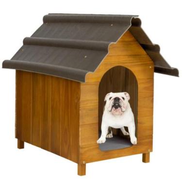 Imagem de Casinha Cachorro Telhado Ecológico N4 Grande Resistente - Apiario Meli
