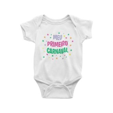 Imagem de Body Bebê Mesversário - Fantasia Infantil - Meu Primeiro Carnaval Bran