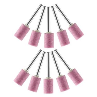 Imagem de 10x Pedra Abrasivo Montado Para Micro Retifica Dremel - E-San
