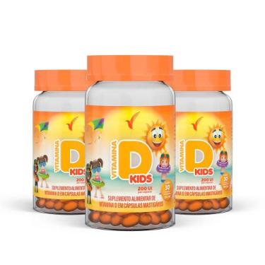 Imagem de Vitamina D Suplemento Infantil 90 Caps Imunidade Eleve Life