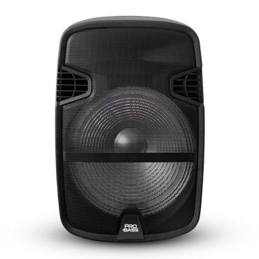Imagem de Caixa Ativa Portatil USB/SD/BT 120W com Bateria Acompanha Microfone com Fio Street 12" Bivolt