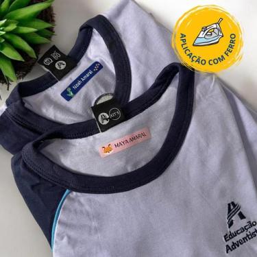 Imagem de Etiqueta Escolar termocolante - Infantil Facil  aplicação 20 unidades 