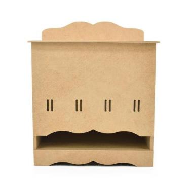 Imagem de Porta Fralda Passa Fita de MDF - 29 x 25 x 15 cm - Clf artesanato