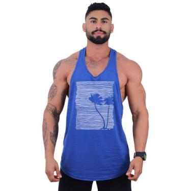 Imagem de Regata Super Cavada Masculina MXD Conceito Praia Rabiscada, Masculino,