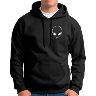 Imagem de Moletom Casaco Et Tumblr Top Alien Blusa De Frio Com Capuz - sete tale