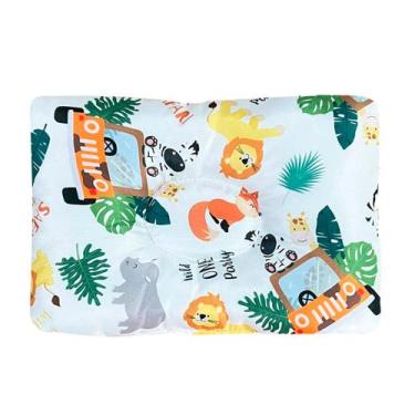 Imagem de Travesseiro Anatômico Modelador Cabeça Chata Para Bebê Menina Menino -