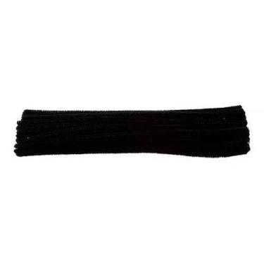 Imagem de Haste de Chenille 30cm - Preto- 100 unidades - Artlille