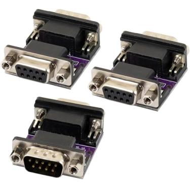 Imagem de yddmyo Placa de breakout DB9 macho para fêmea RS232/RS485/CAN/RS422 com conector DB9